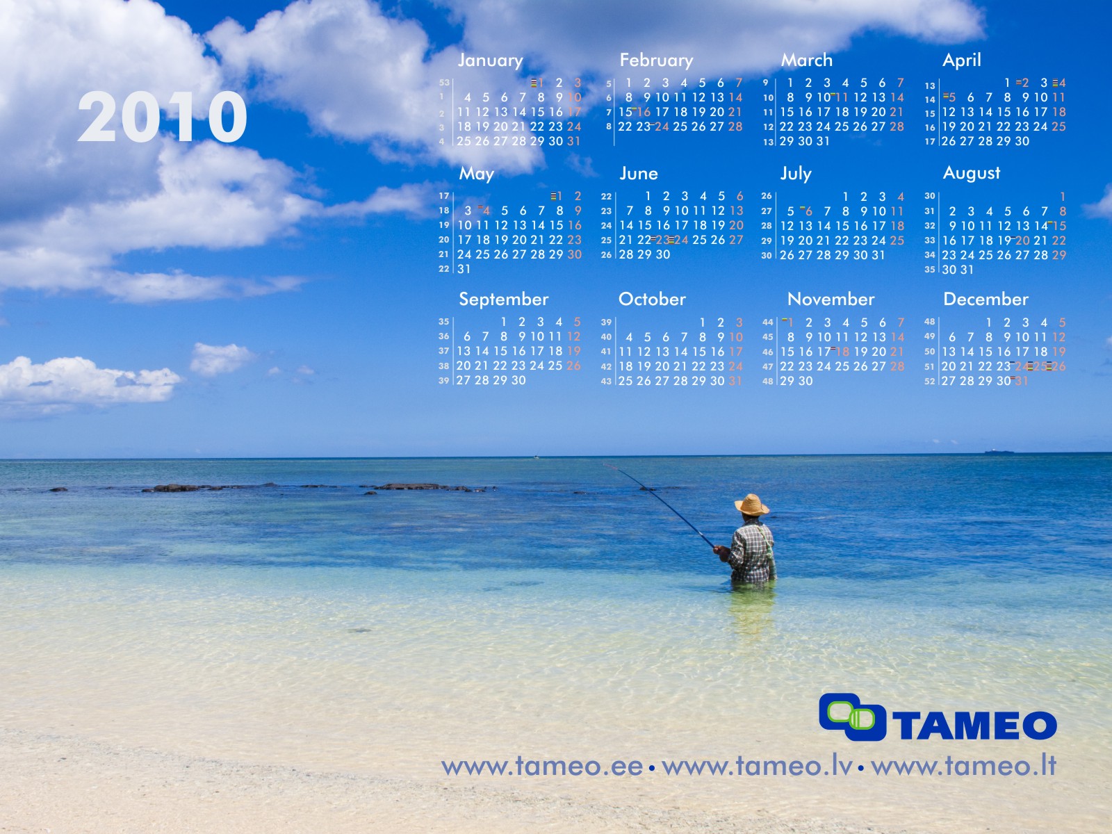 2010 desktop calendar in 2010 desktop calendar in